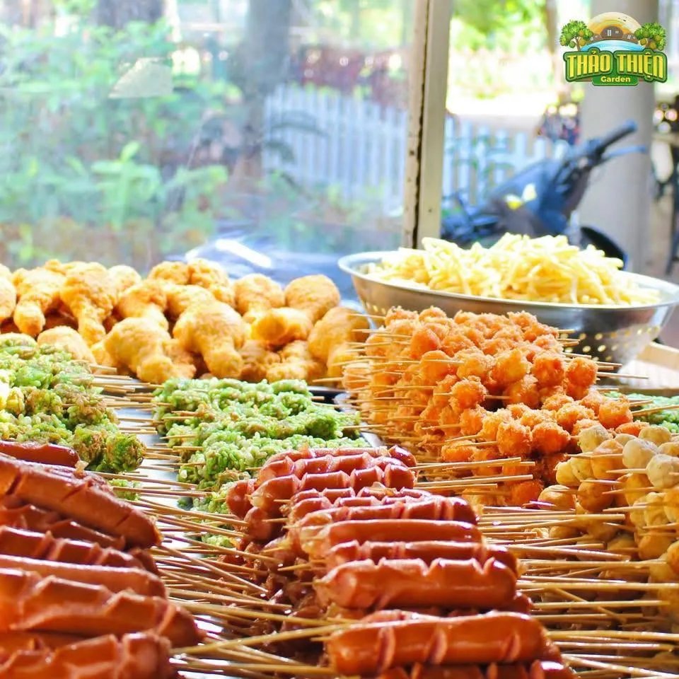 Quầy món nướng và khai vị