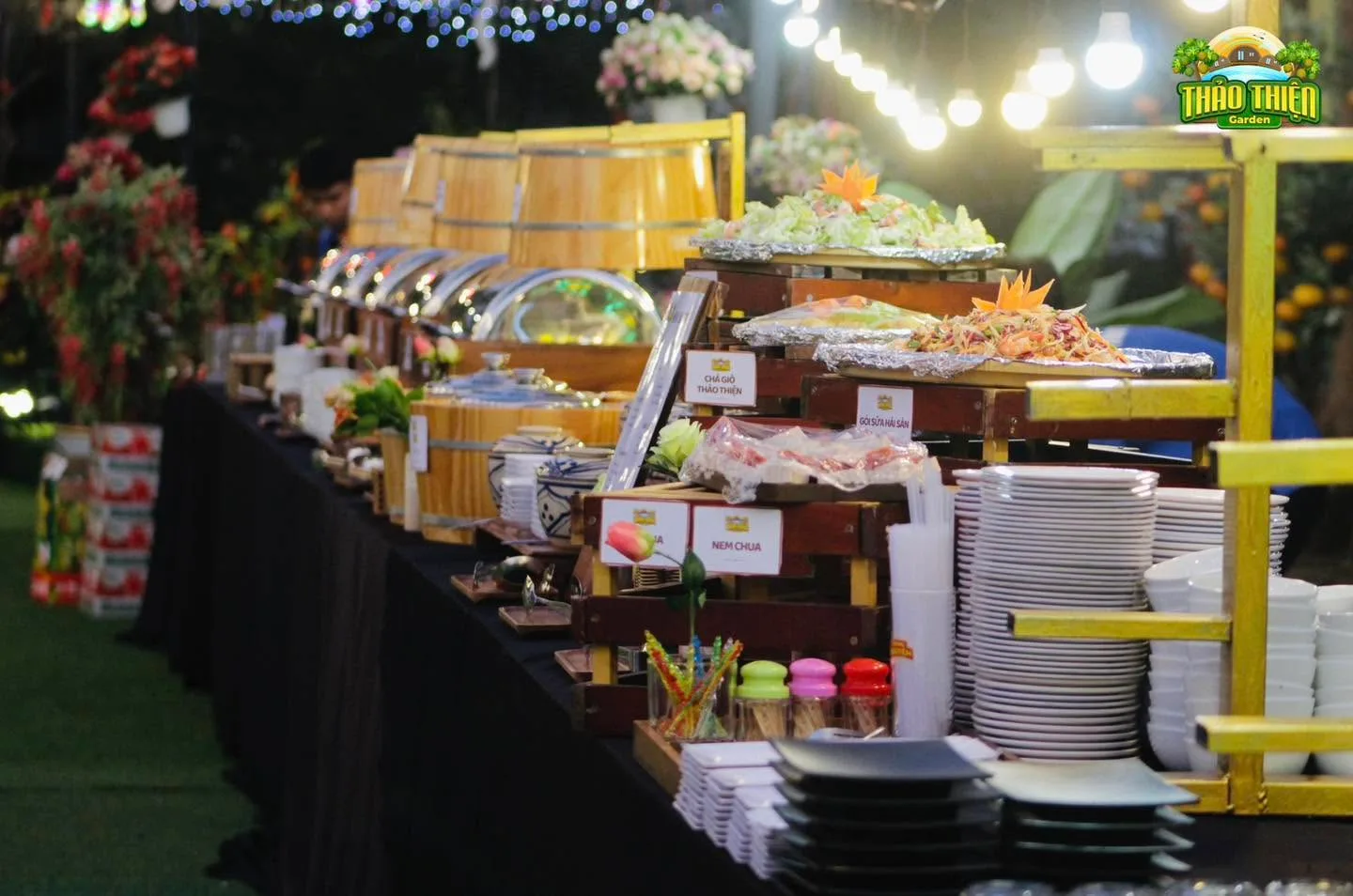 Quầy buffet tiệc